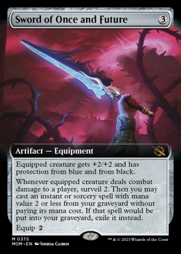 Sword of Once and Future March of the Machine Bordless